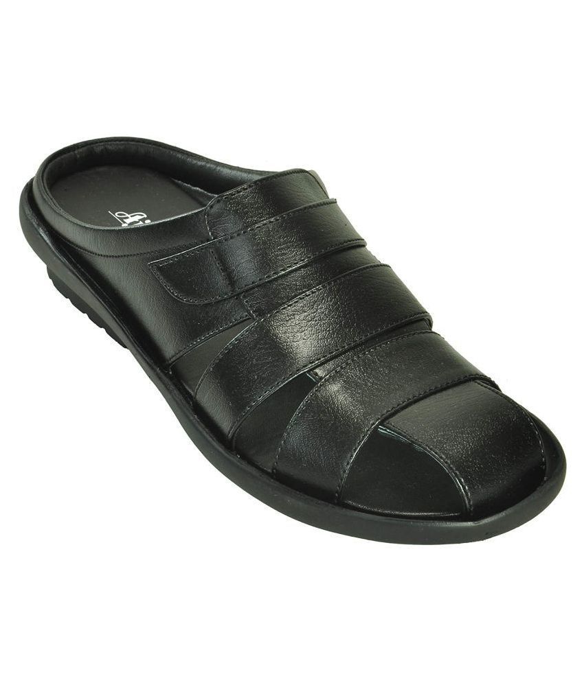     			Ajanta - Black  Men's Sandals