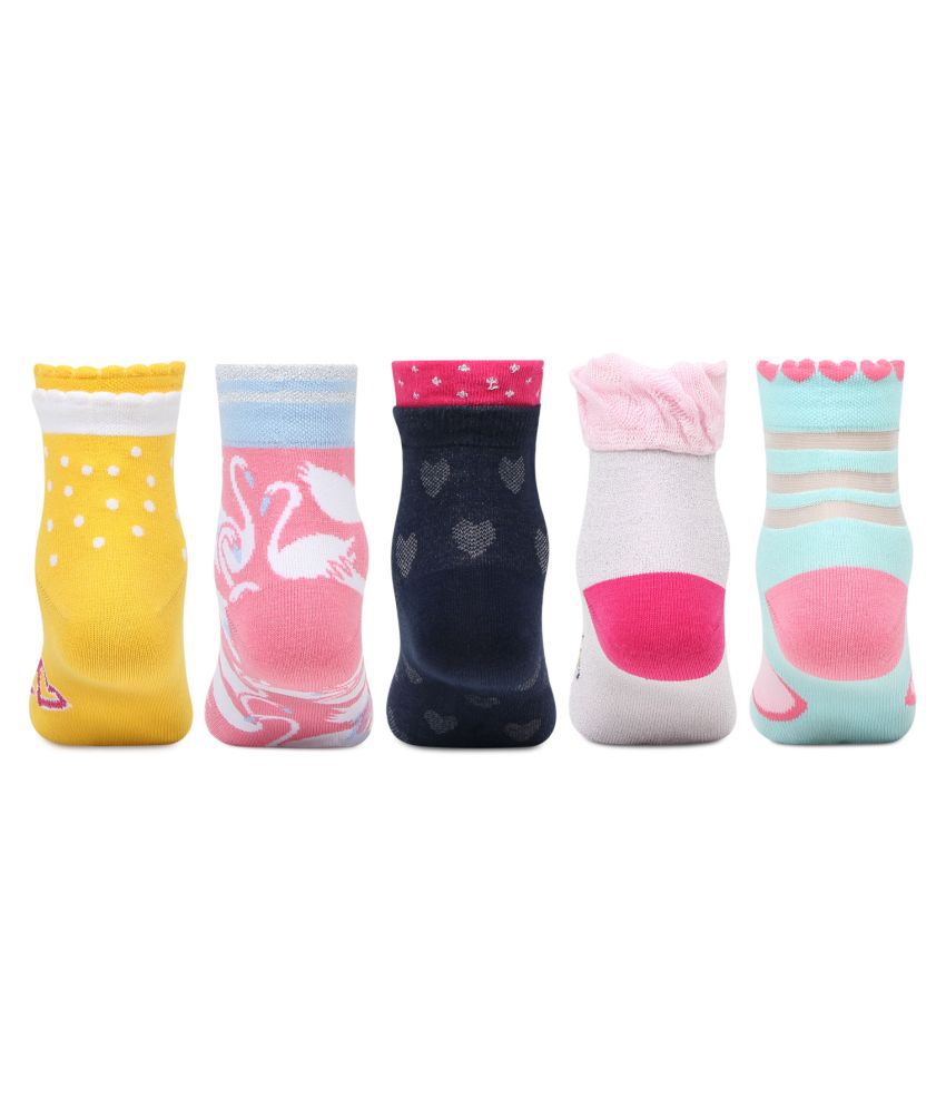 Barbie Kids Anklet Socks for Girls By Bonjour -Pack Of 5: Buy Online at ...