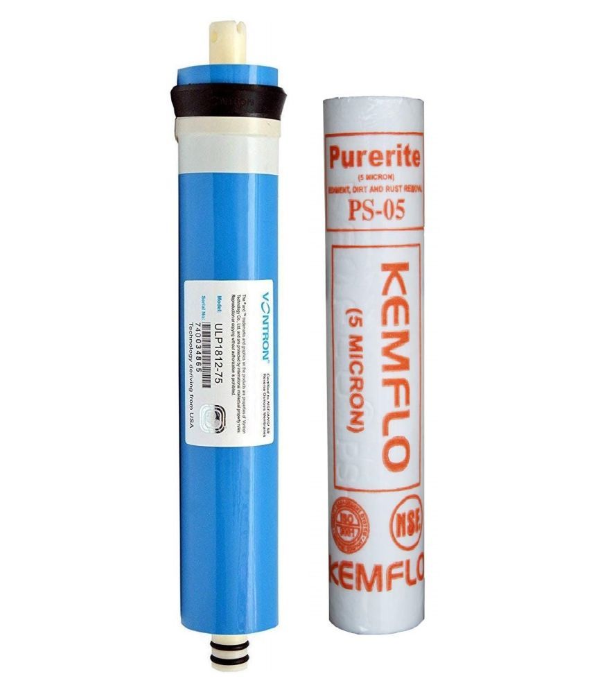 GE Filtration Vontron membrane with 1pc Kemflo Spun filter suitable for