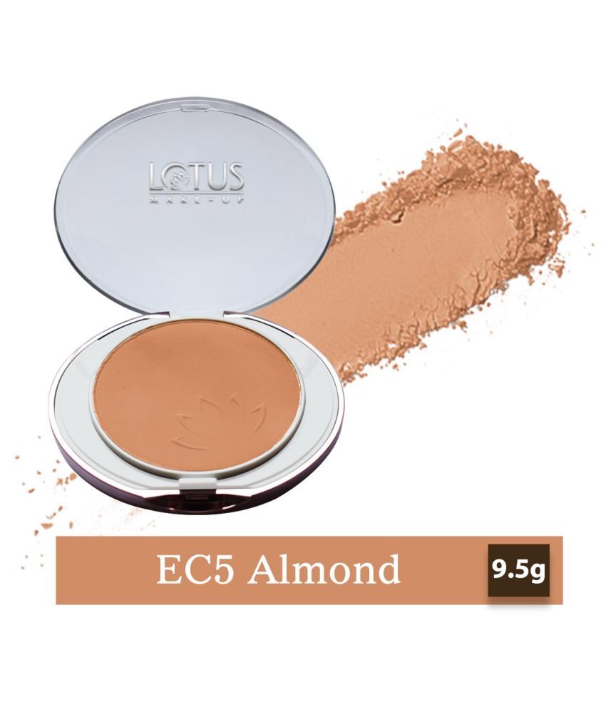     			Lotus Makeup Ecostay Ideal Finish Pressed Powder Almond ,EC5, 9.5g (Pack of 1)