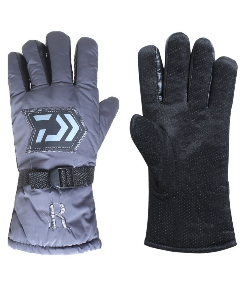Zacharias Men's Winter Gloves SG-22 (Grey;Free Size)