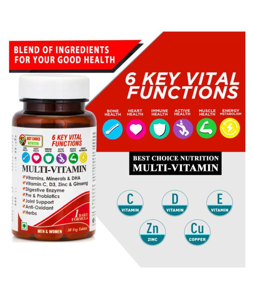 Best Choice Nutrition Multivitamin, Minerals, Herbs, Antioxidant