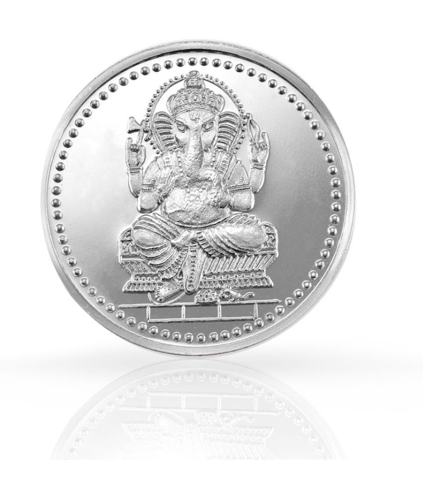     			Dadis 5 gram Silver Ganesh Coin