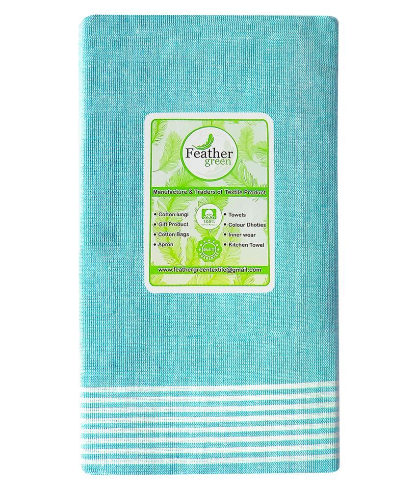     			Feather Green Multi Lungi Single Pack