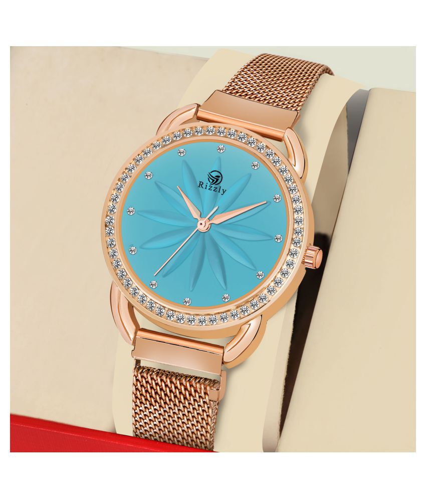     			Rizzly Metal Round Womens Watch