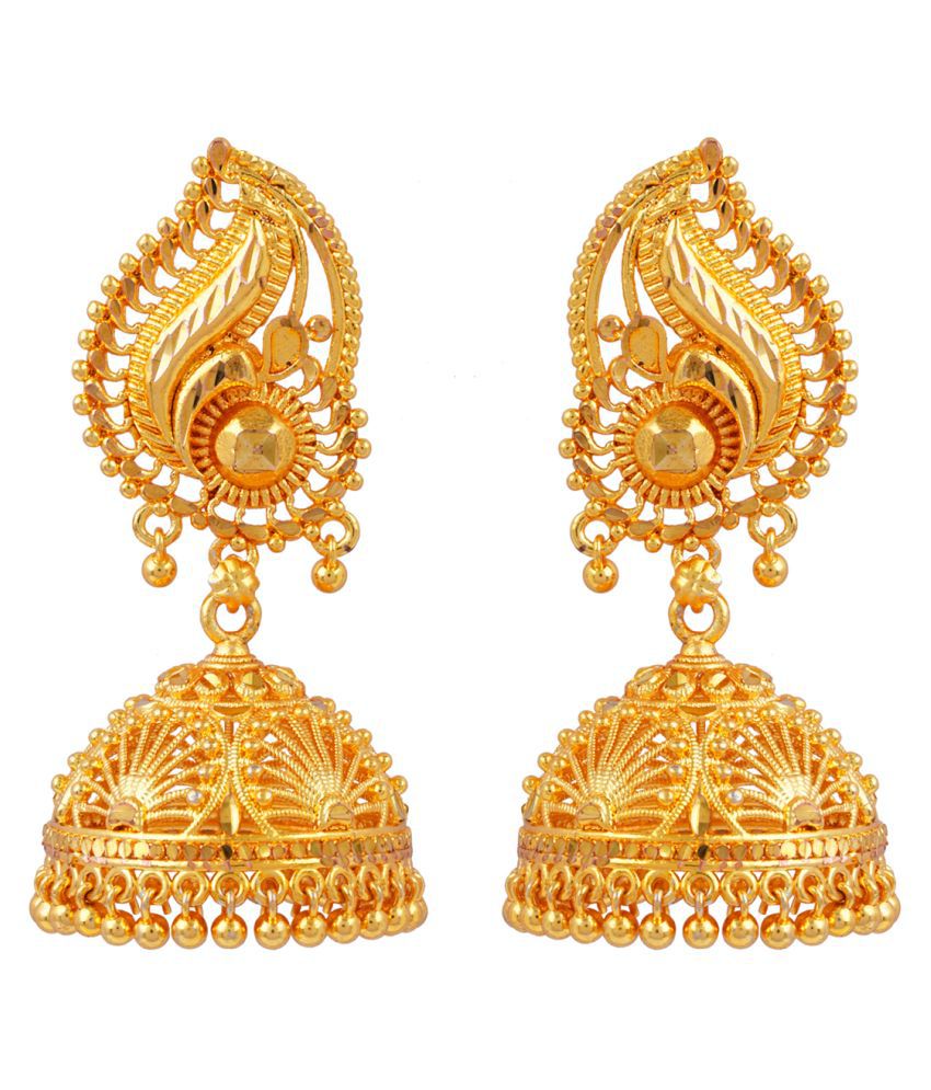     			Traditional Designer  Gold Plated Jhumka Earring For women Girls