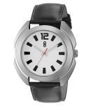 DIGITRACK - Black Leather Analog Men's Watch