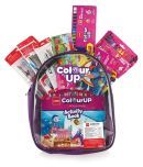 Cello ColourUP Hobby Bag for Kids | Drawing Kit | Stationery Kit | Best for Gifting | Oil Pastel (25 Units) | Jumbo Wax Crayon (12 Units) | Free Activity Book | 8 Assorted Items | Celebration Kit