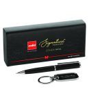 Cello Signature Ethos Special Giftset | Premium Metal Ball Pen with Keychain | Perfect Gifting Choice For Your Loved Ones | Premium metal pen gift set