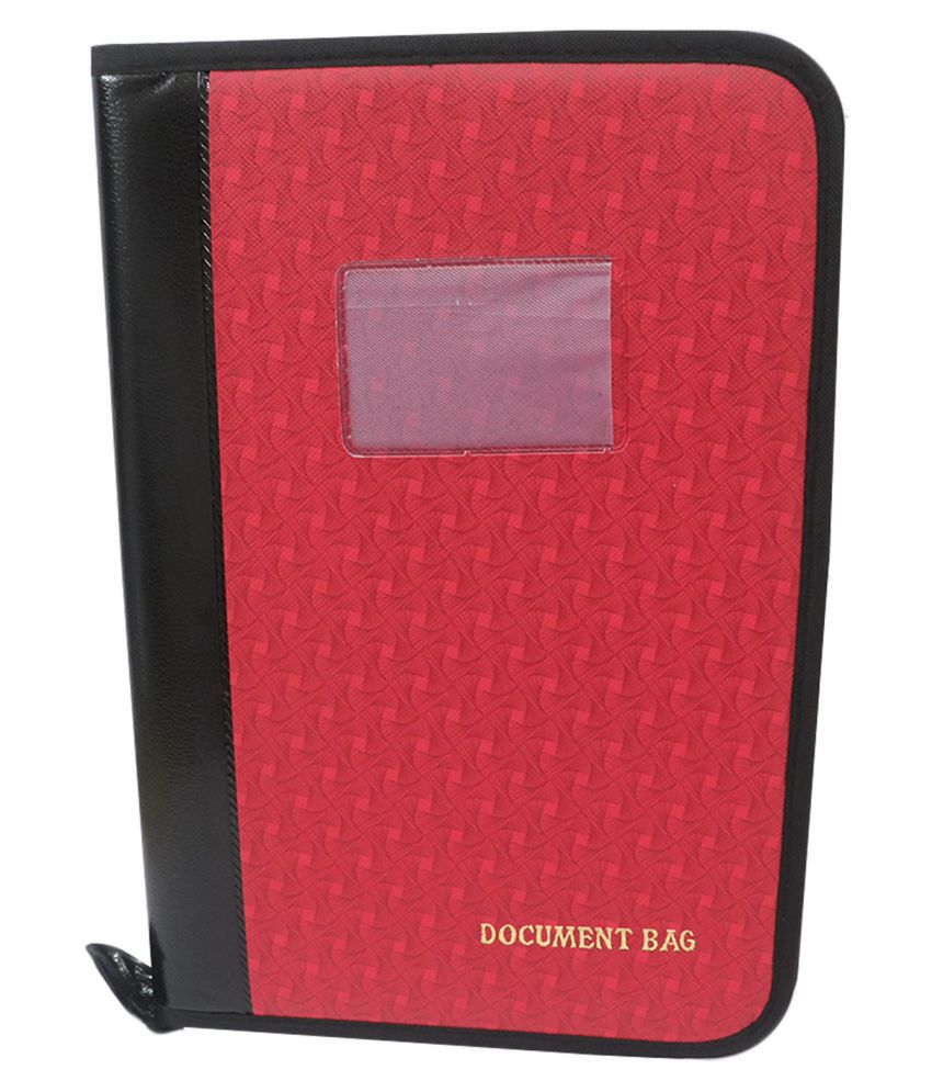     			Kopila PU Leather Stylish Professional,Office Document,Certificate Card Holder, Cheque Book Holder with 20 Leafs  FS File folder