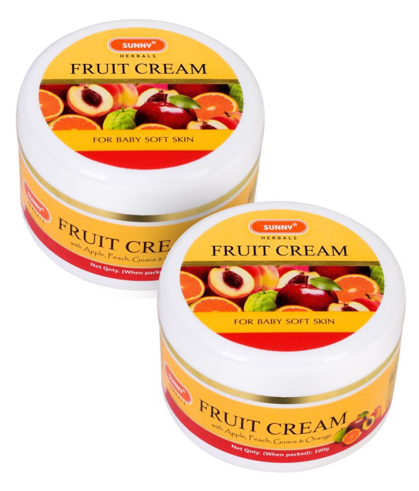     			SUNNY HERBALS Fruit Cream Moisturizer 100 gm Pack of 2