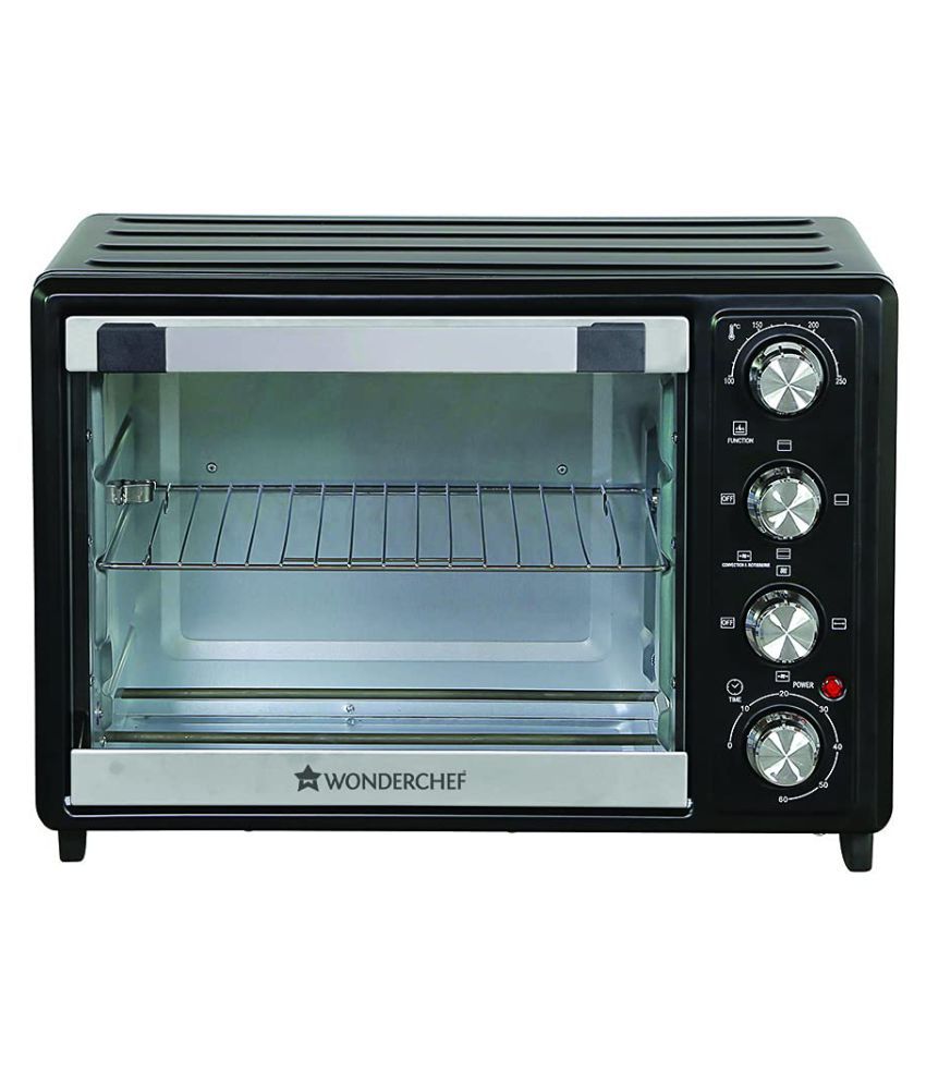 Wonderchef  (OTG) 32 Litres, Stainless Steel With Rotisserie, Auto Power-Off With Bell, Heat Resistant Glass Window