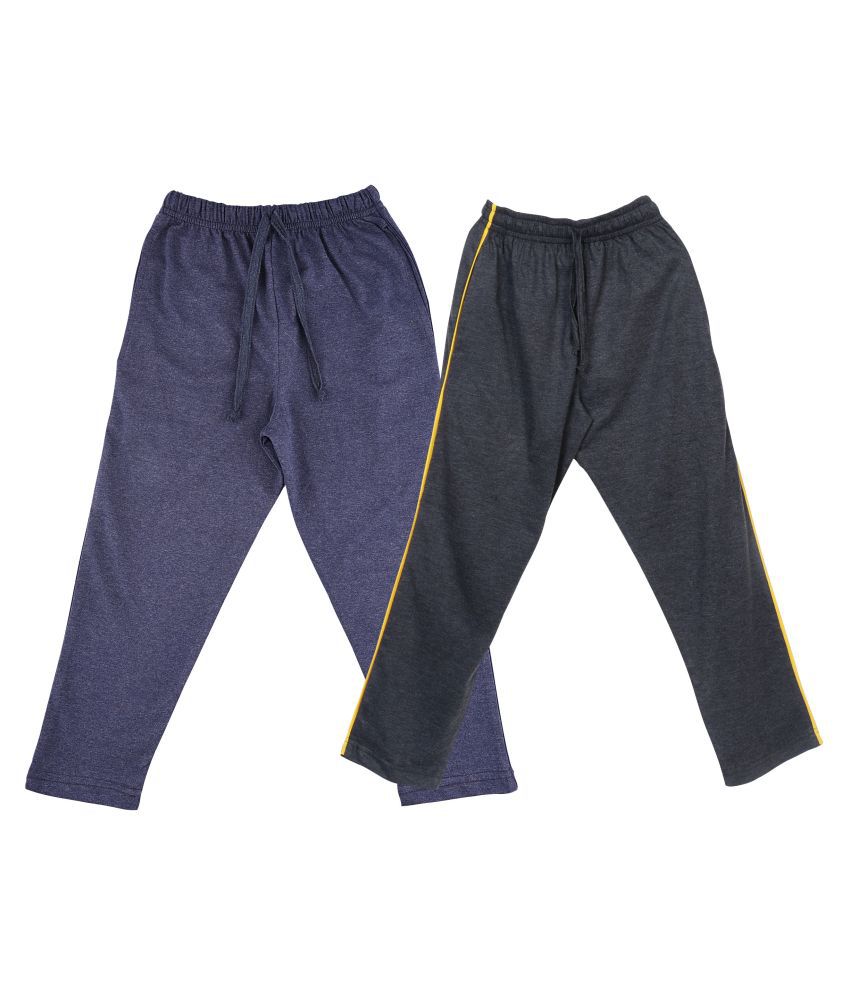     			Neo Garments Boy's Cotton Combo Trackpants. CARBON & DENIM BLUE. (Sizes from 1yrs To 14yrs).