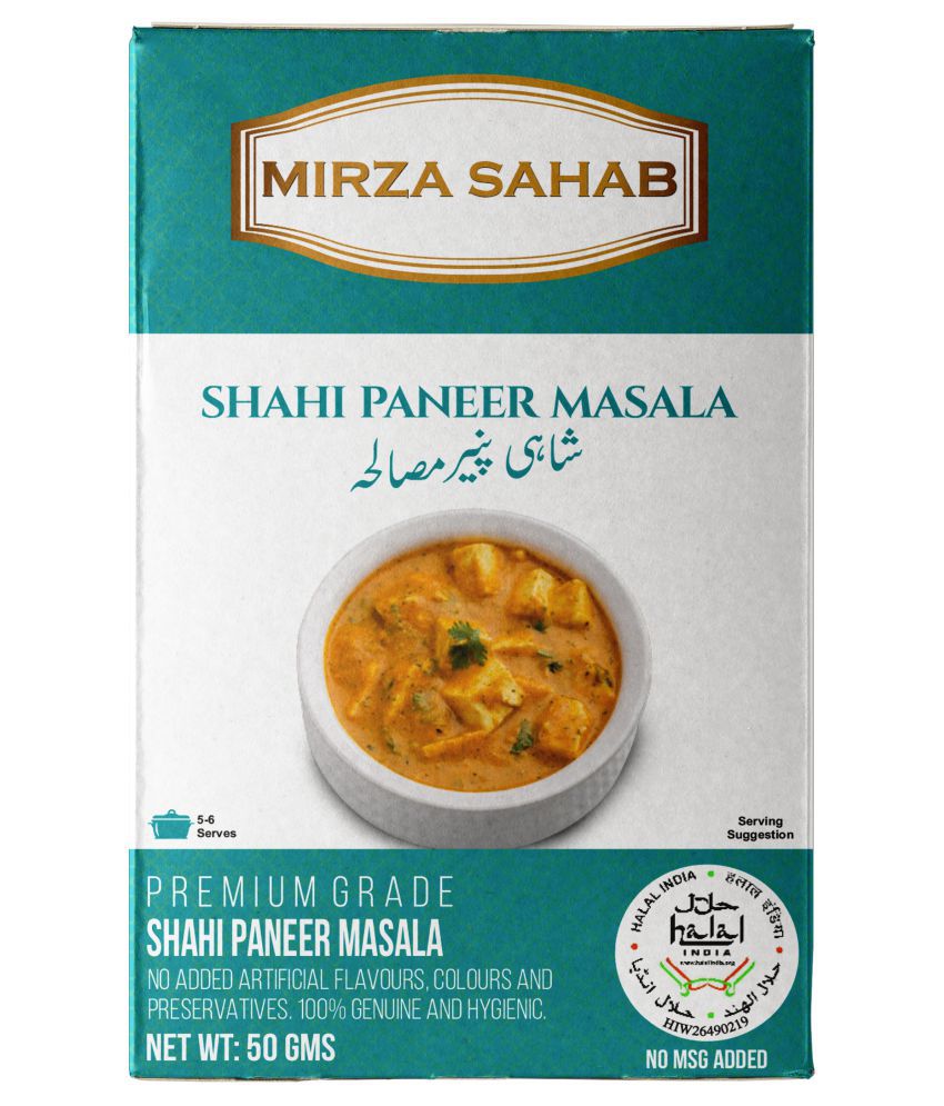     			Mirza Sahab Shahi Paneer Masala Instant Mix 50 gm Pack of 4