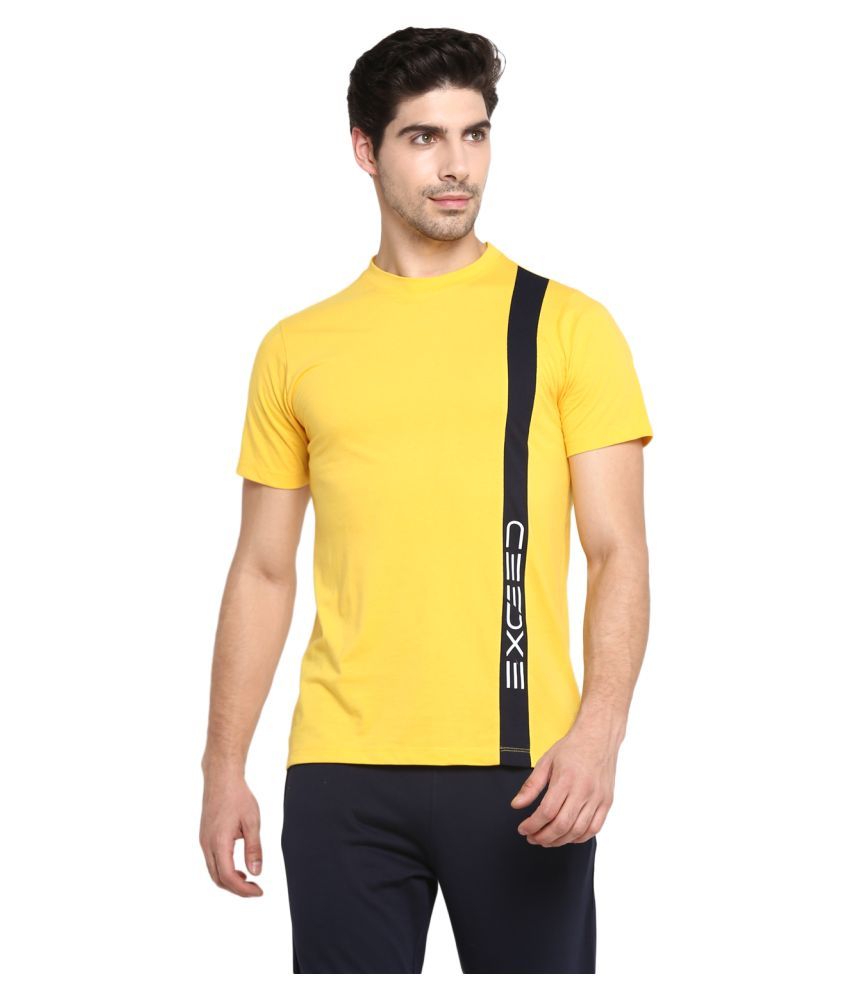     			OFF LIMITS - Yellow Polyester Regular Fit Men's Sports T-Shirt ( Pack of 1 )