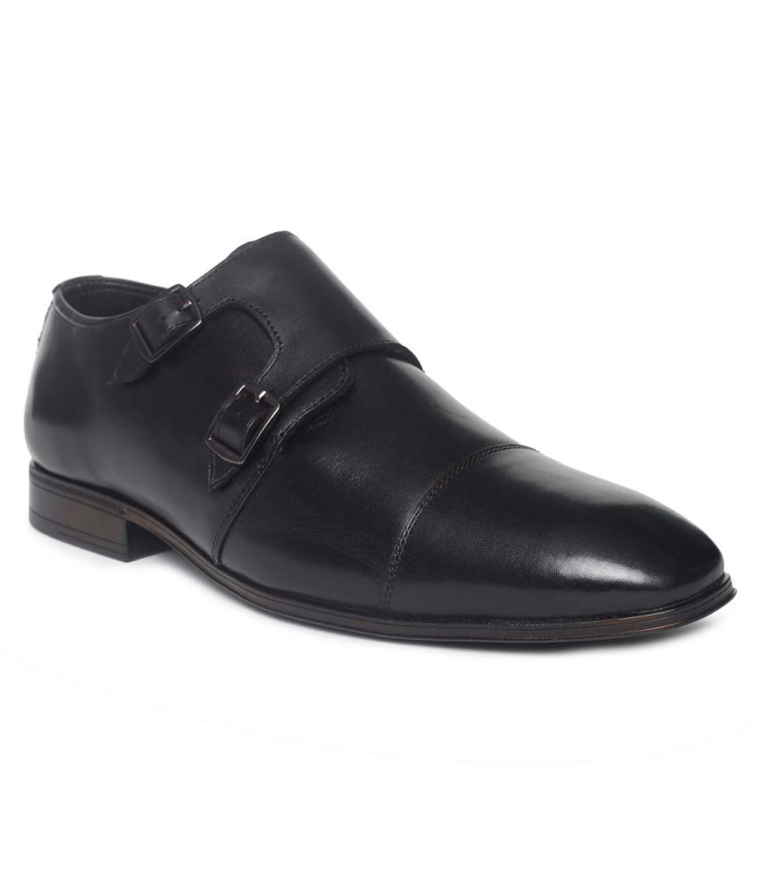     			Paragon Office Artificial Leather Black Formal Shoes