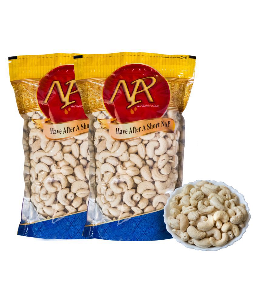     			Nap Cashew W-450 grade 400 gms (Pack of 2)