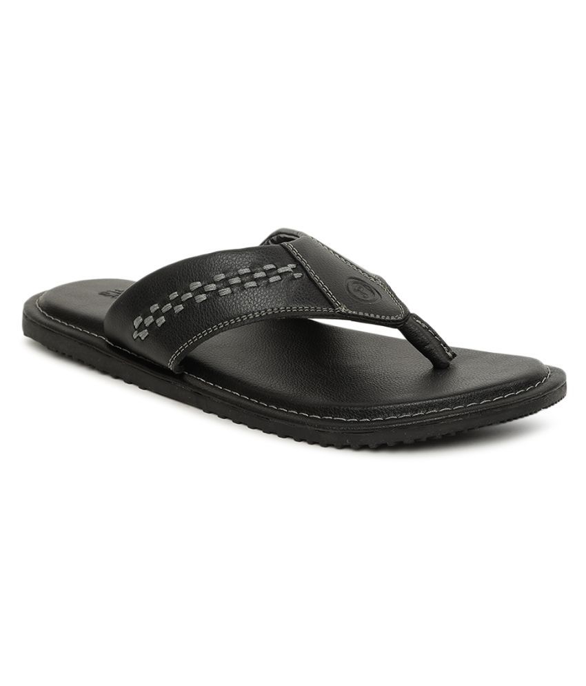     			Paragon - Black  Synthetic Thong Flip Flop