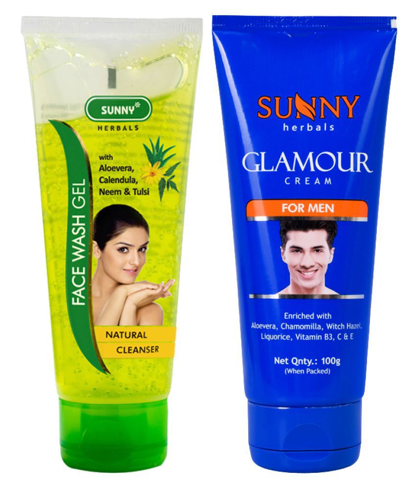     			SUNNY HERBALS Neem Facewash & Men Glamour Day Cream 100 gm