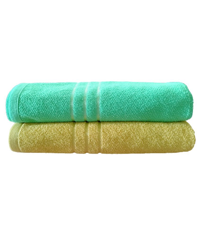     			BBQSTYLE Set of 2 Cotton Bath Towel Brown