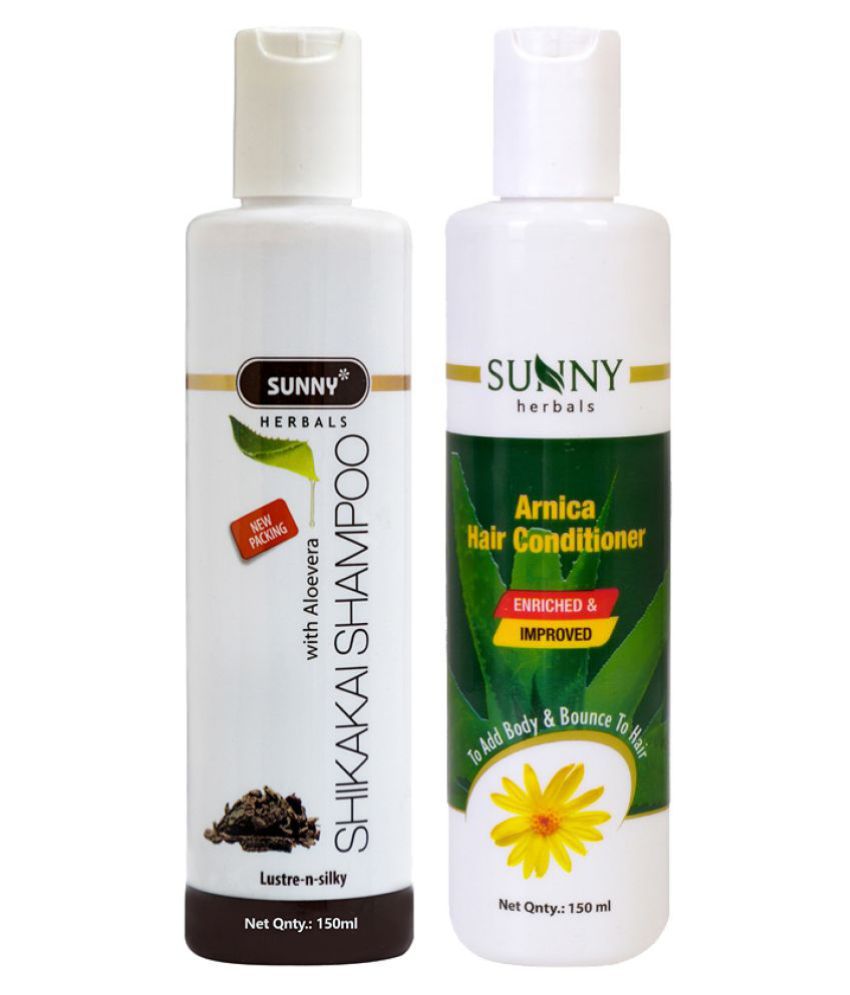 SUNNY HERBALS Hair Conditioner 150 mL & Shikakai Shampoo 150 mL