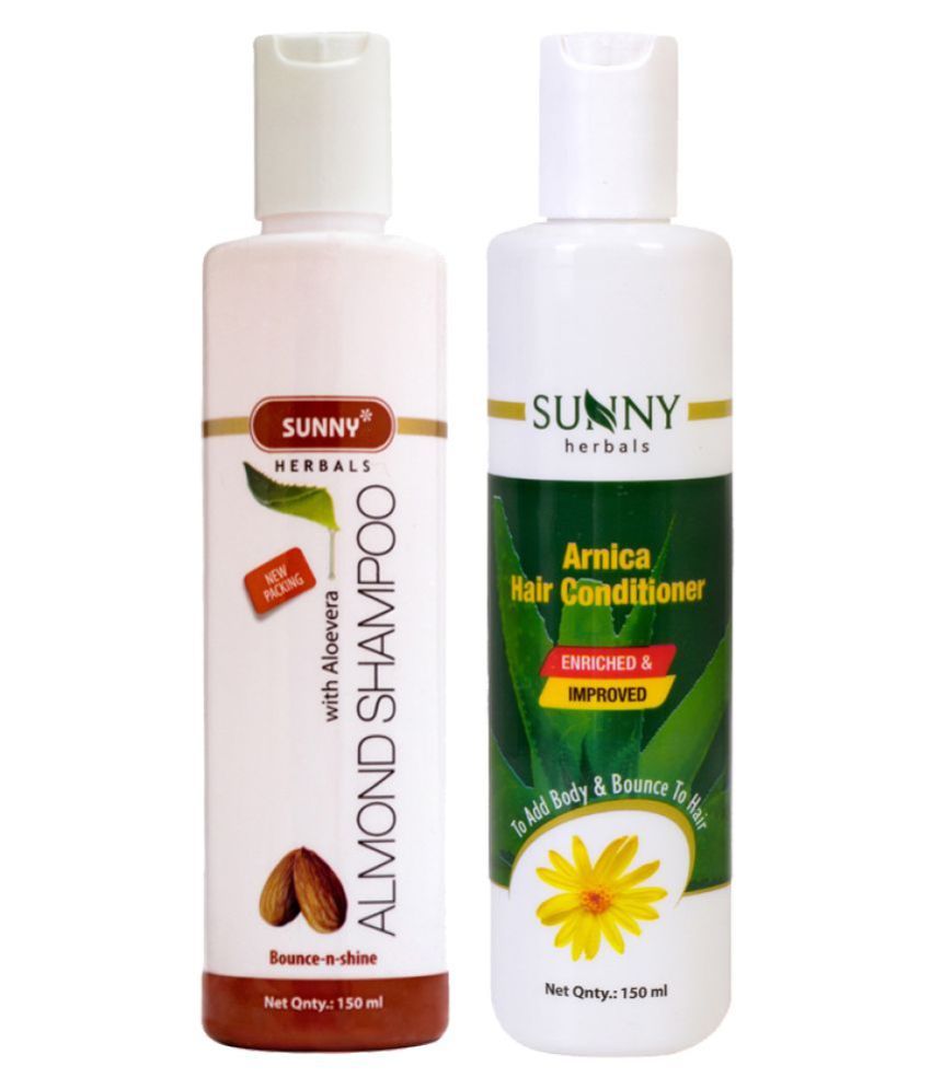     			SUNNY HERBALS Hair Conditioner 150 mL & Almond Shampoo 150 mL