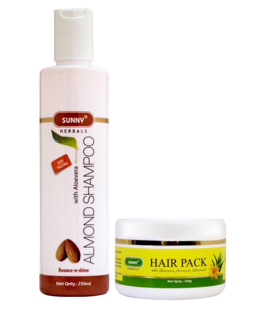    			SUNNY HERBALS Hair Pack 100 gm & Almond Shampoo 250 mL