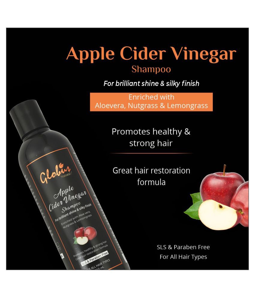     			Globus Naturals Apple Cider Vinegar Shampoo 250 mL