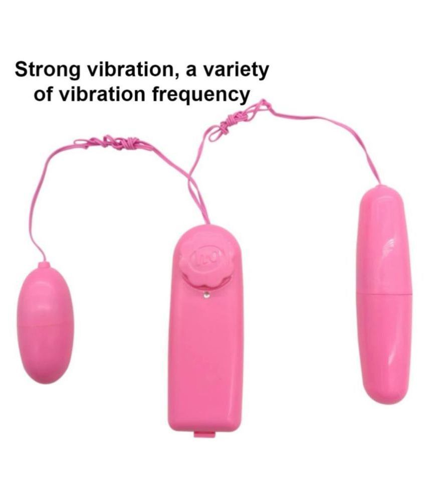     			KAMAHOUSE Dual Egg Vibrator Female Masturbator Vibrating Egg Remote Control G-Spot Massage