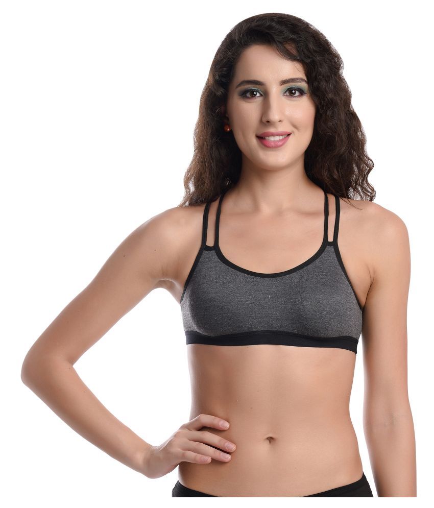     			Madam Cotton Lycra Non Padded Women's Everyday Bra ( Black )