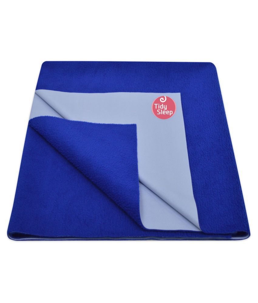 Tidy Sleep Indigo Fleece Quick Dry sheet ( 100 cm × 140 cm)