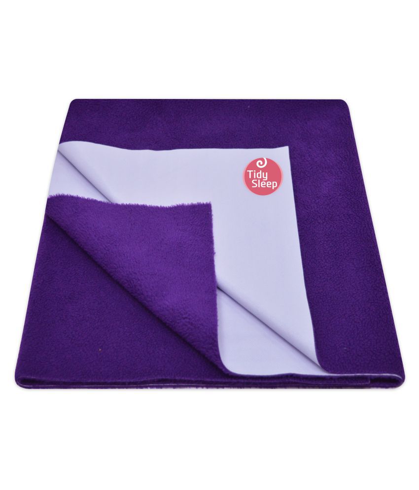 Tidy Sleep Plum Fleece Quick Dry sheet ( 100 cm × 140 cm)