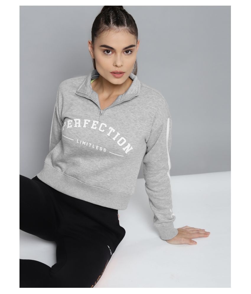     			Alcis - Grey Cotton Women's Sweatshirt