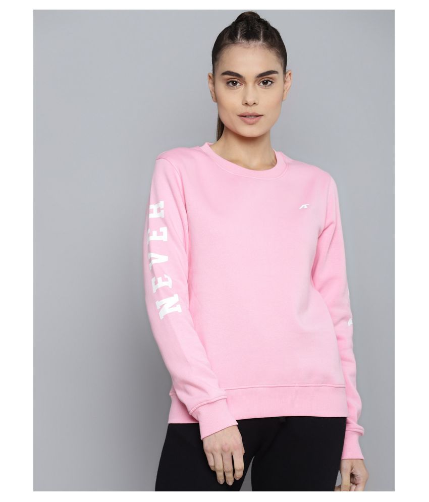     			Alcis - Pink Cotton Women's Sweatshirt