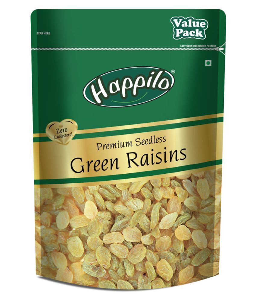     			Happilo Premium Seedless Green Raisins 1 kg