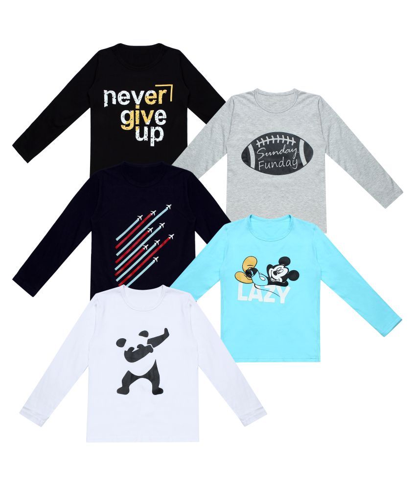     			Diaz Printed Tshirt For boys And girls Combo of 5