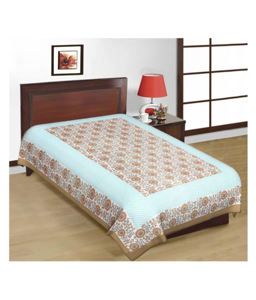     			Uniqchoice Cotton Single Bedsheet ( 225 cm x 153 cm )