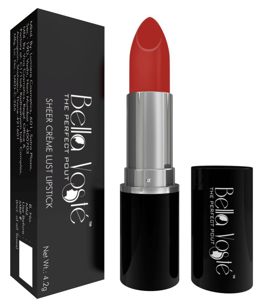 Bella Voste Lipstick 02 Fiery fox Maroon 4.2 g