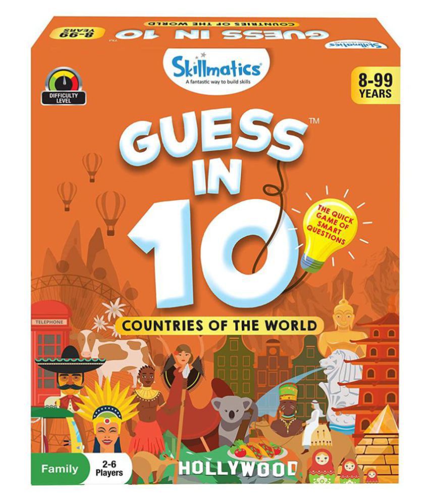 Skillmatics Card Game : Guess in 10 Countries Of The World | Gifts for Ages 8 and Up | Super Fun for Travel & Family Game Night
