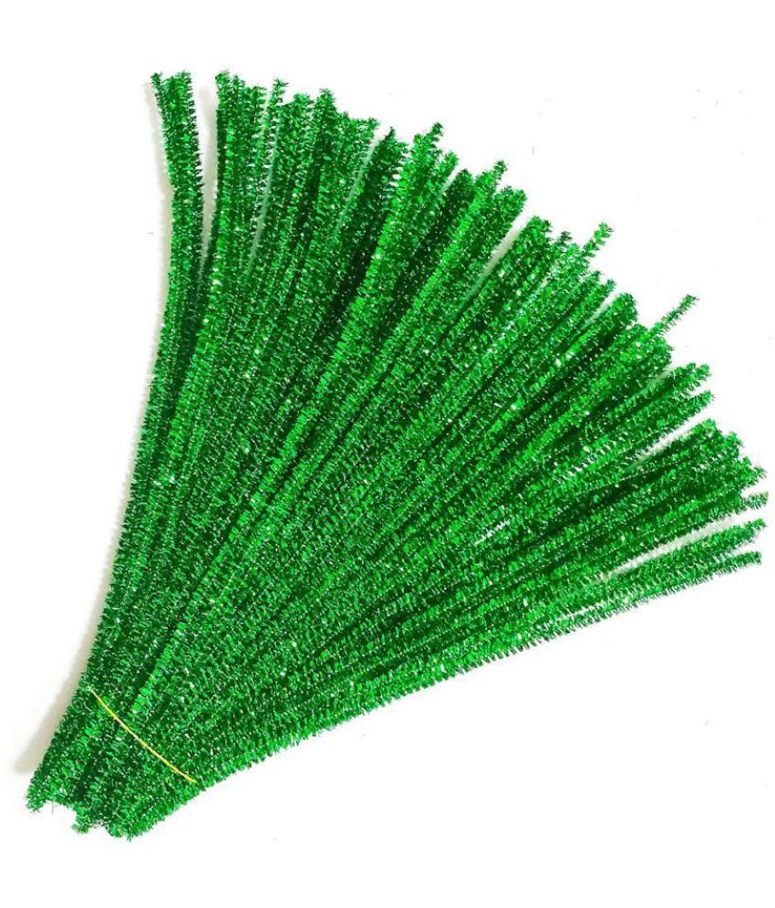     			PRANSUNITA Sparkle Pipe Cleaners 25 Pcs, Chenille Stems for DIY Crafts Decorations Creative School Projects (6 mm x 12 Inch)