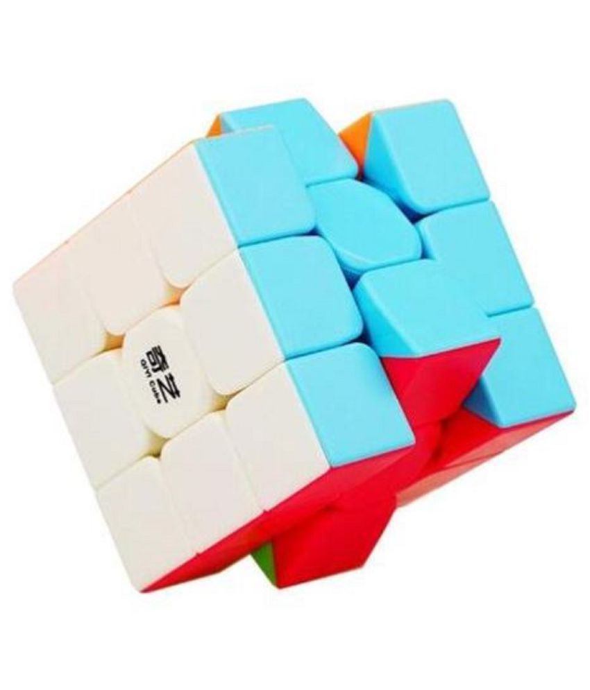 AdiChai QiYi Warrior [W] 3x3 Stickerless Speed Super Smooth Magic Cube