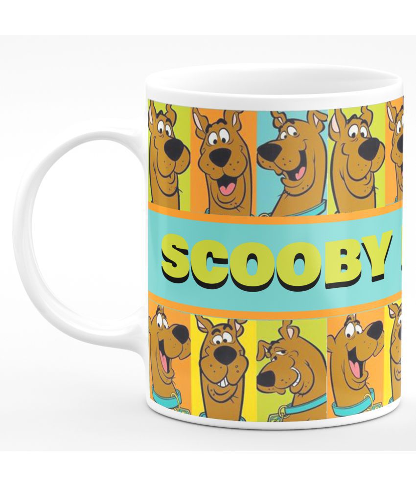     			CHHAAP  Scooby Doo Ceramic Coffee Mug 1 Pcs 350 mL