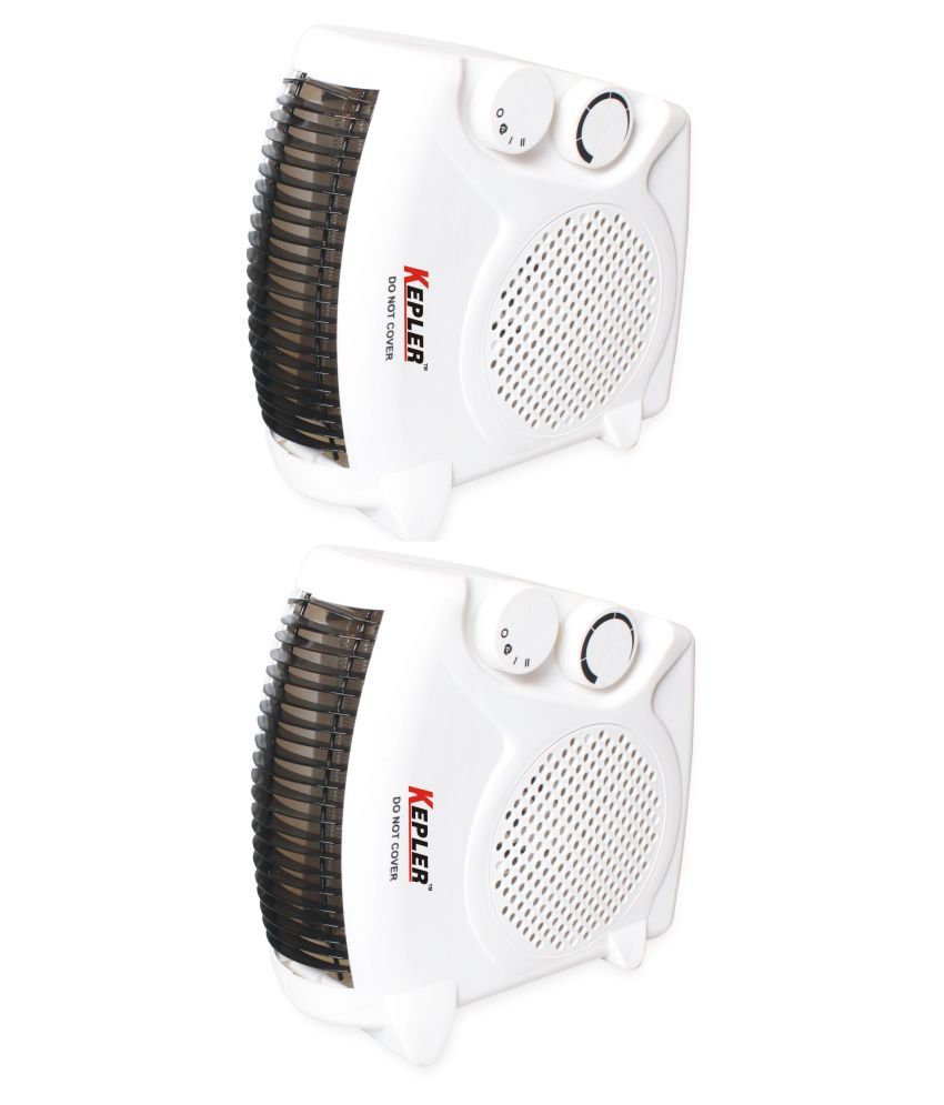     			KF KEPLER 1500 W HEATER Fan Heater WHITE (PACK OF 2)