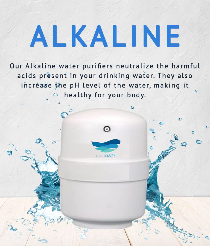 CleanJal Alkaline Water Purifier 12 Ltr RO + UV + UF + IBT + Alkaline Water Purifier Price in