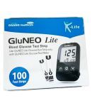 K-life Gluneolite Blood Sugar Glucose Testing 100 Glucometer Strips