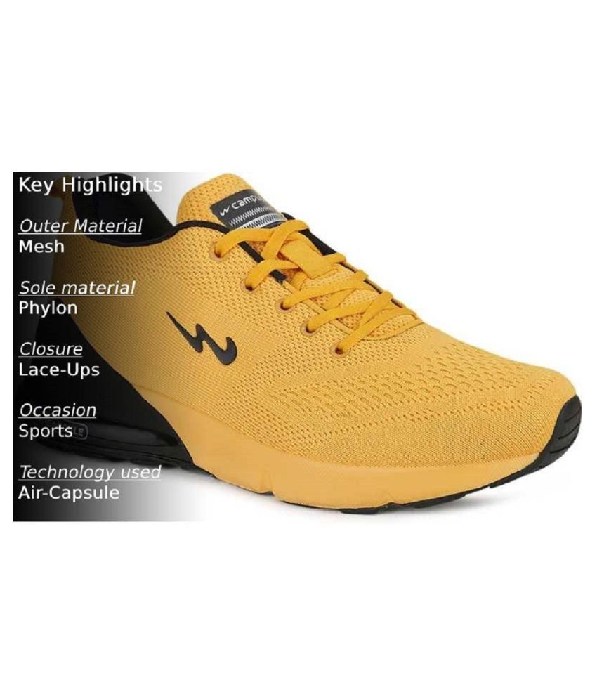Buy Campus NORTH PLUS Yellow Men's 