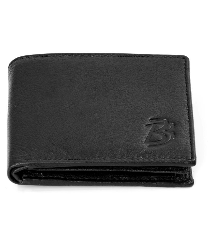 BlackBurn Leather Black Casual Regular Wallet