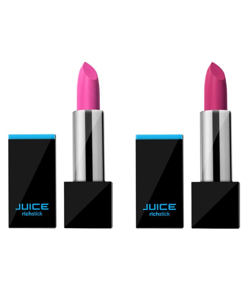     			Juice CANDY FLOSS, PINK SATIN Creme Lipstick M-1,M-3 Pink Pack of 2 200 g