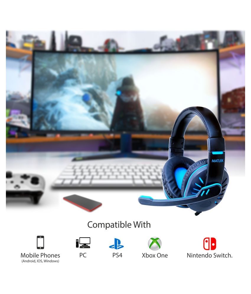 Buy Matlek Gaming Headphones GH-16 Over 