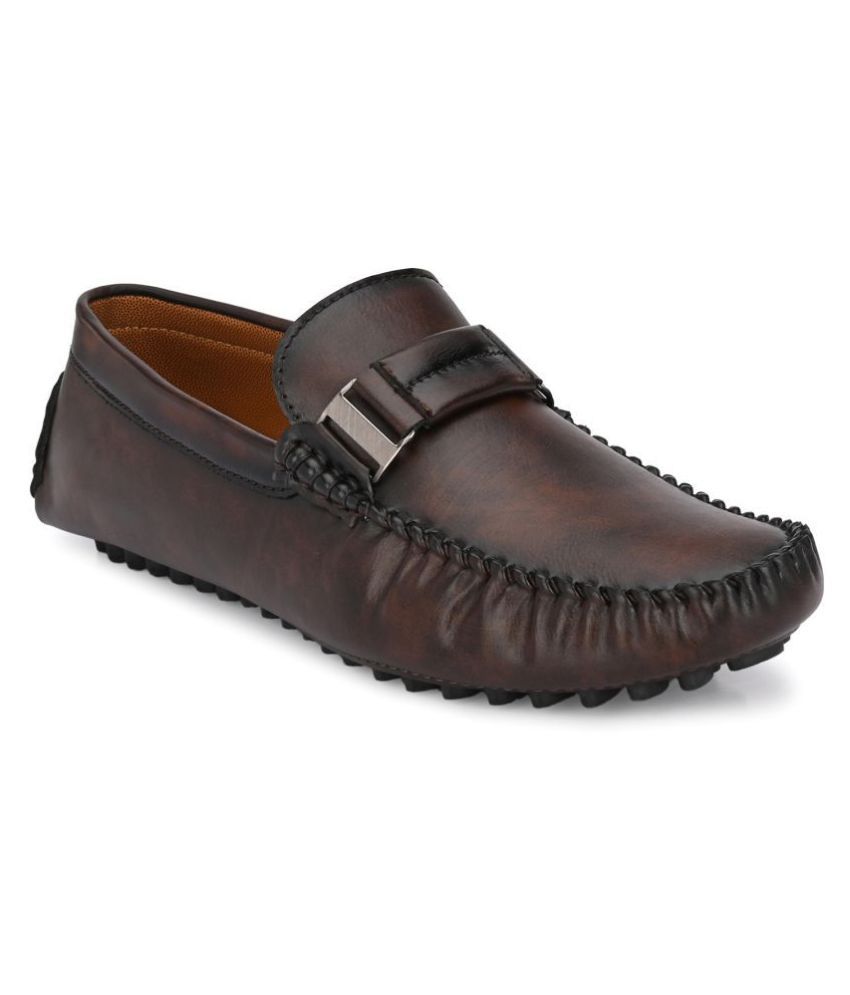     			Prolific - Brown Men's Slip on loafers